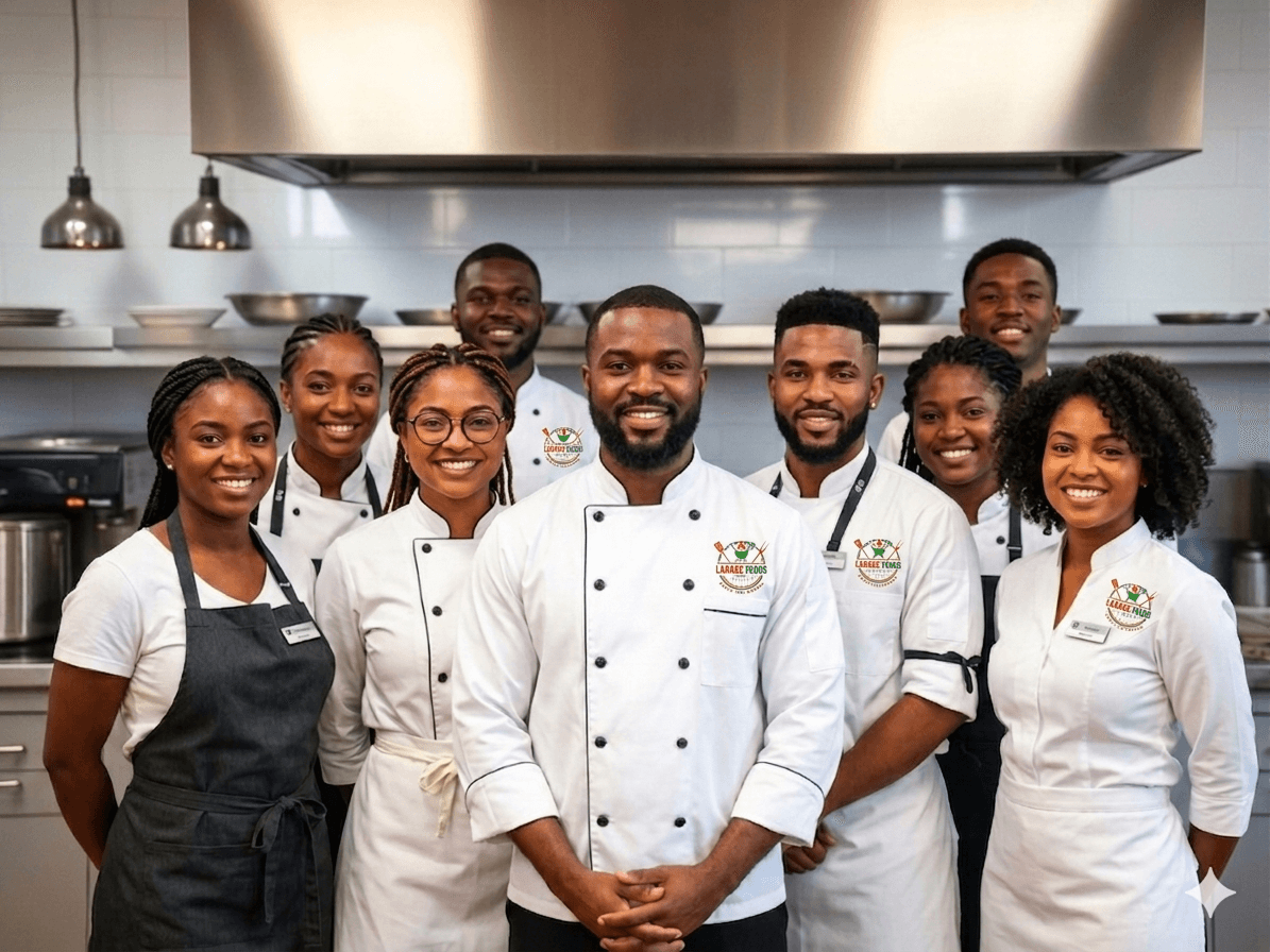 The Labake Foods kitchen team